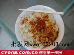 陕西油泼面的做法_美食小吃创业项目
